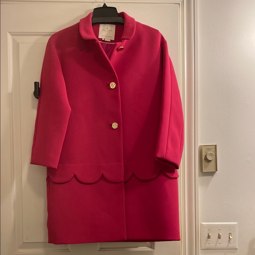Kate Spade Pink Cape Coat